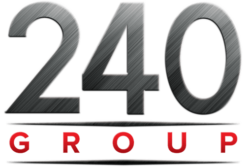 Logo for 240 Group website design and social media digital marketing company.