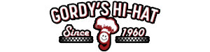 The Gordys Hi-Hat logo, a top restaurant brand that trusts 240 Group web design in Ada.