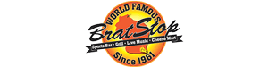 The Brat Stop Restaurant logo, a top restaurant brand that trusts 240 Group web design in Menomonee Falls.