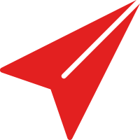 Paper airplane icon to symbolize sending off your social media posts for scheduling and review.