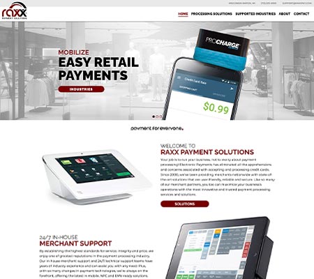 240 Group creates small business payment solution online ordering website design in Antigo.